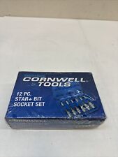 Cornwell Cbstp13023s - 12 Piece 14 38 12 Drive Star Plus Bit Socket Set
