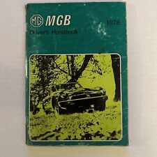 1978 1979 1980 Mg Mgb Owners Manual Drivers Handbook Usa Owner Guide Book