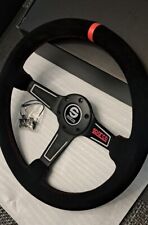 Sparco Black Suede Steering Wheel 350mm Universal Free Delivery Fast Delivery