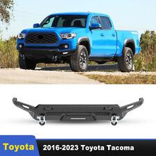 Steel Front Bumper Guard Wside Wings For Toyota Tacoma 2016-2023 Powder Coated