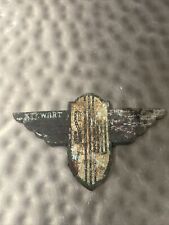 Original Stewart Warner Wings Shield 1927 Refrigerator Emblem Badge