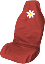 Daisy Flower Girls Waterproof Hduty Large Maroon Front Car Seat Cover Protector