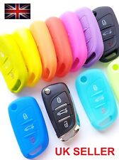 For New Peugeot 206 207 206cc 307 308 408 Flip Key Case Cover Fob Silicone Ds2