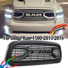 Black Grill For 2013-2018 Dodge Ram 1500 Spaort Front Bumper Grille Paintable