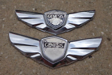 Hyundai Genesis Wing Emblem Badge Decal Logo Set Hood Trunk Oem Genuine Original