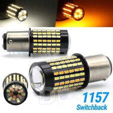 Whiteamber 1157 Led Drl Switchback Turn Signal Parking Light Bulbs Dual Color