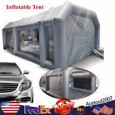 28x15x10ft Inflatable Spray Booth Paint Tent Mobile Portable Car Workstation Usa