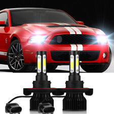 For Ford Mustang 2005-2012 Led Headlight Kit Highlow Beam Bulbs White 6500k