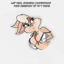 Space Jam - Lola Bunny Sexy Lewd Cartoon Jdm Vinyl Peeker Sticker Decal