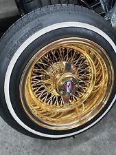 13x7 Zenith Style Cross Laced Lowrider Wire Wheelsremington 15580r13 Tires