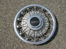 One Genuine 1978 1979 Lincoln Versailles 14 Inch Wire Spoke Hubcap Wheel Cover