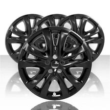 4 Black 19 Wheel Skins Hub Caps Rim Covers For Mazda 6 Grand Touring 2014-2017