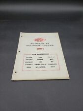1964 Dupont Jeep Gmc Mack Reo Studebaker White Chevy Paint Chip Swatch Catalog