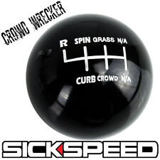 Crowd Wrecker Shift Knob For 6 Speed Short Throw Shifter For Mustang 12x1.25