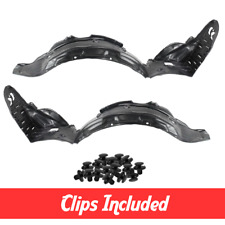 Front Fender Liner Set W Clips For 1994-2001 Acura Integra Ac1249101 Ac1248101