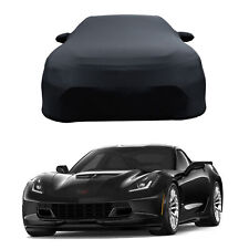 Indoor Car Cover Satin Stretch Dust Scratch Protector For Corvette C8 2020-2023