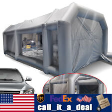 28x15x10ft Inflatable Paint Booth Portable Spray Paint Car Cabin With Air Filter