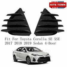 Pair Of Fog Light Bezel Cover Left Right For Toyota Corolla 2017-2019 Se Xse Us