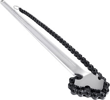 24 Inch Carbon Steel Chain Wrench - Heavy Duty 6.7 Diameter Capacity Chain St