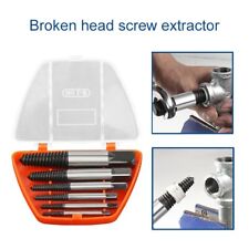 6pc Screw Extractor Set Easy Out Drill Bits Guide Broken Screws Bolt Remover