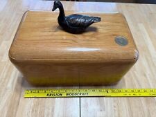 Rare Ducks Unlimited Dovetail Wood Duck Decoy Box Decal
