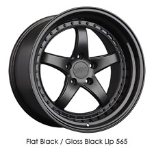 Xxr Wheels Rim 565 18x8.5 5x114.3 Et35 73.1cb Flat Black Gloss Black Lip