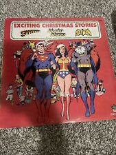 Superman Wonder Woman Batman Dc Comics Exciting Christmas Stories Vinyl Record