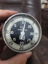 Stewart Warner Tachometer Rpm In Hundreds Gauge 408858 Used Untested As-is A