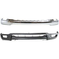 Bumper Kit For 2001-2004 Toyota Tacoma Front Chrome Face Bar With Valance