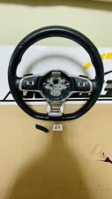 15-18 Vw Jetta Gli Flat Bottom Sport Steering Wheel Red Stitch 5c0419091 E3