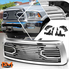 For 10-18 Dodge Ram 2500 3500 Badgeless Big Horn Style Front Bumper Grill Chrome