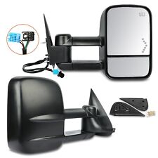 Pair Power Heated Towing Mirrors For 2003-06 Chevy Silverado 1500 2500hd 3500