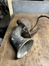 Antique Old Original Klaxon Electric Trumpet Automobile Horn W Bracket Works