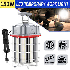 150w Led Construction Hanging Work Light Linkable Temporary Jobsite Lamp 5000k