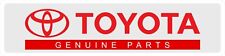 Toyota Genuine Parts Aluminum Sign 6 X 24