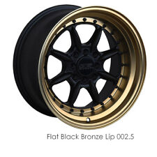 Xxr Wheels Rim 002.5 16x8 4x1004x114.3 Et0 73.1cb Flat Black Bronze Lip