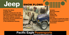 Jeep 72 Snow Plow Kit W Straight Plow Blade