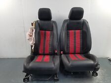 2011 Ford Mustang Shelby Gt500 Front Leather Seat Set - Damage 0887 O1