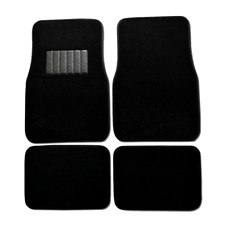 4 Piece Floor Mats Set Front Rear Universal For Ford Black Carpet Gift
