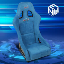 Nrg Frp-303bl-ultra Prisma Medium Size 20lbs Ultra Bucket Racing Seat Blue Suede