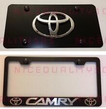 Toyota Camry Stainless Steel License Plate Frame W Front Plate Combo W Bolt