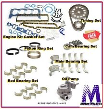 Chevy 327 1962-67 Engine Rebuild Kit Rings Mainrod Brg Oil Pump Timing Gaskets