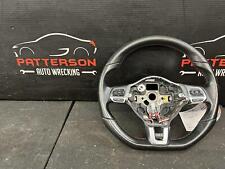 14 Vw Jetta Gli Black Leather Wrapped Steering Wheel With Accessory Control