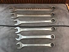 Lot Of 6 Sk Combo Sae 12-point Wrench Set Usa C-34 C-32 C-30 C-28 C-26 C-24