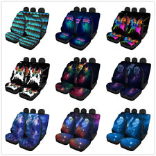 Animal Pattern Car Seat Covers Full Set Seat Universal Fit For Men Women Childs