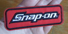 Logo Snap On Embroidered Patch Old School Advertising