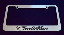 1 Cadillac Chrome Plastic License Plate Frame