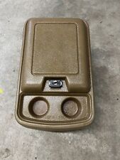 78-91 1978-1991 Ford Truck Bronco Center Console Wlocking Latch Tan Oem Nice