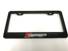 3dsupercharged Handmade Real Carbon Fiber License Plate Frame Tag 3k Twill1