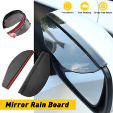 Rear View Side Mirror Rain Board Eyebrow Guard Sun Visor Car Accessories Black